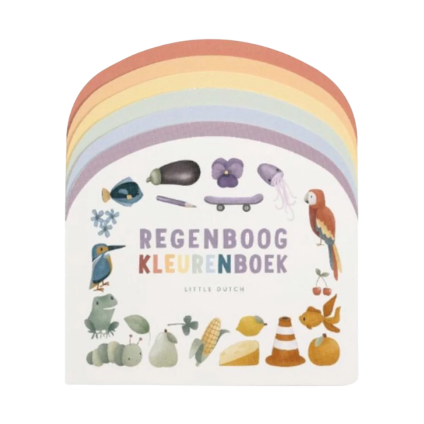 Puzzelboek karton achterkant met telpuzzels en huisillustraties