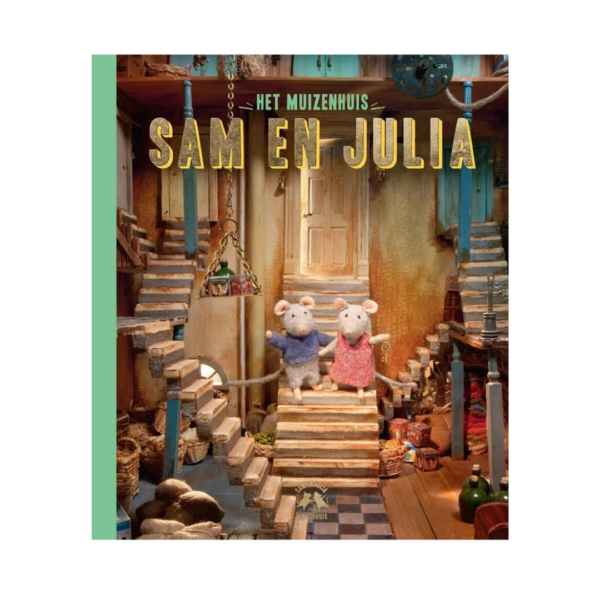 Cover van het boek Sam & Julia: Het Muizenhuis met twee muizen op een trap